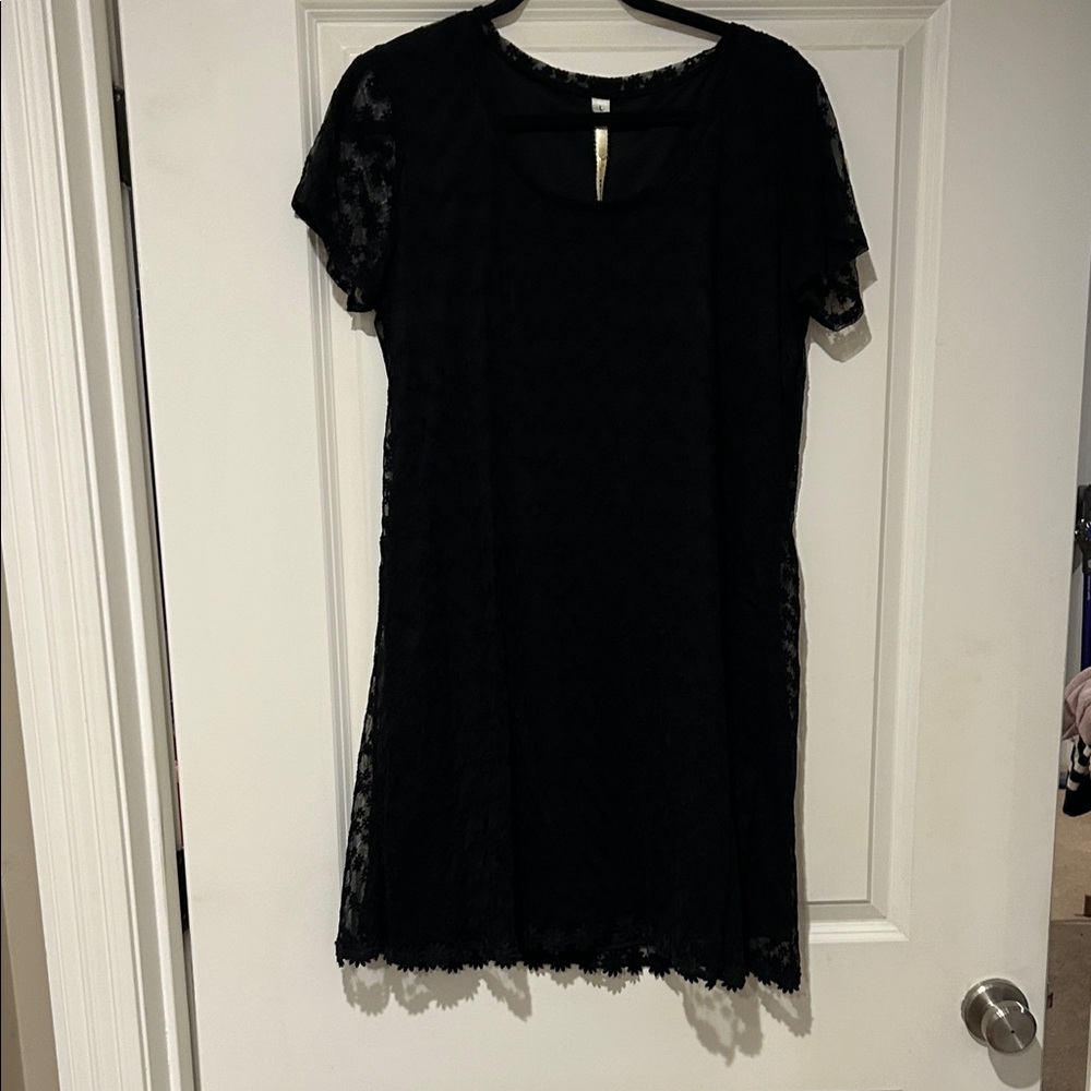 Uncle Frank Black Lace Blouse